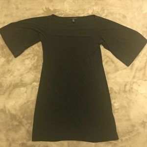 Banana Republic black shift dress.